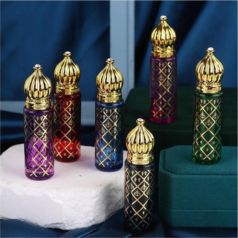Perfume Fragrance Dubai - Glasrollflaschen für Parfüm, Bronzing-Duftöl-Leerflaschen, Fantasy-Leerglasflaschen, Dubai