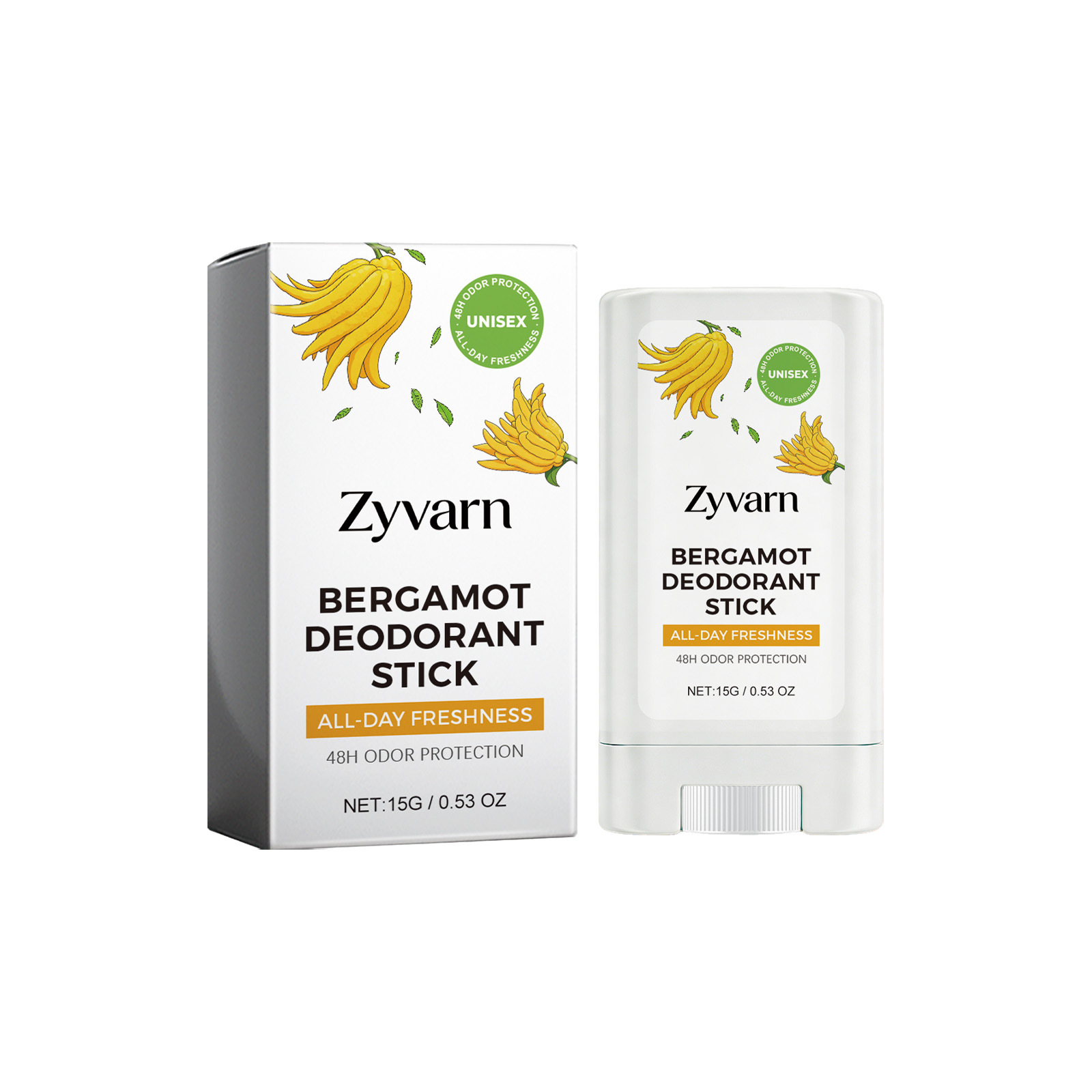 Perfume Fragrance Moisturizer - Zyvarn Bergamot Deodorant Stick Sanfter und