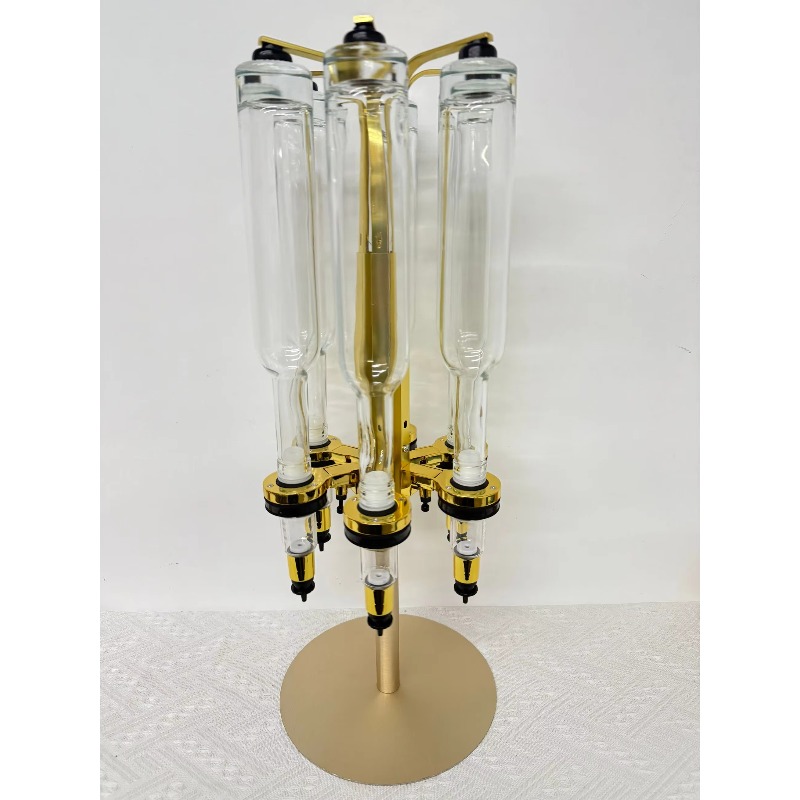 Goldener Metallständer mit 6 A – Perfume Fragrance Bar Bewertung und Preis