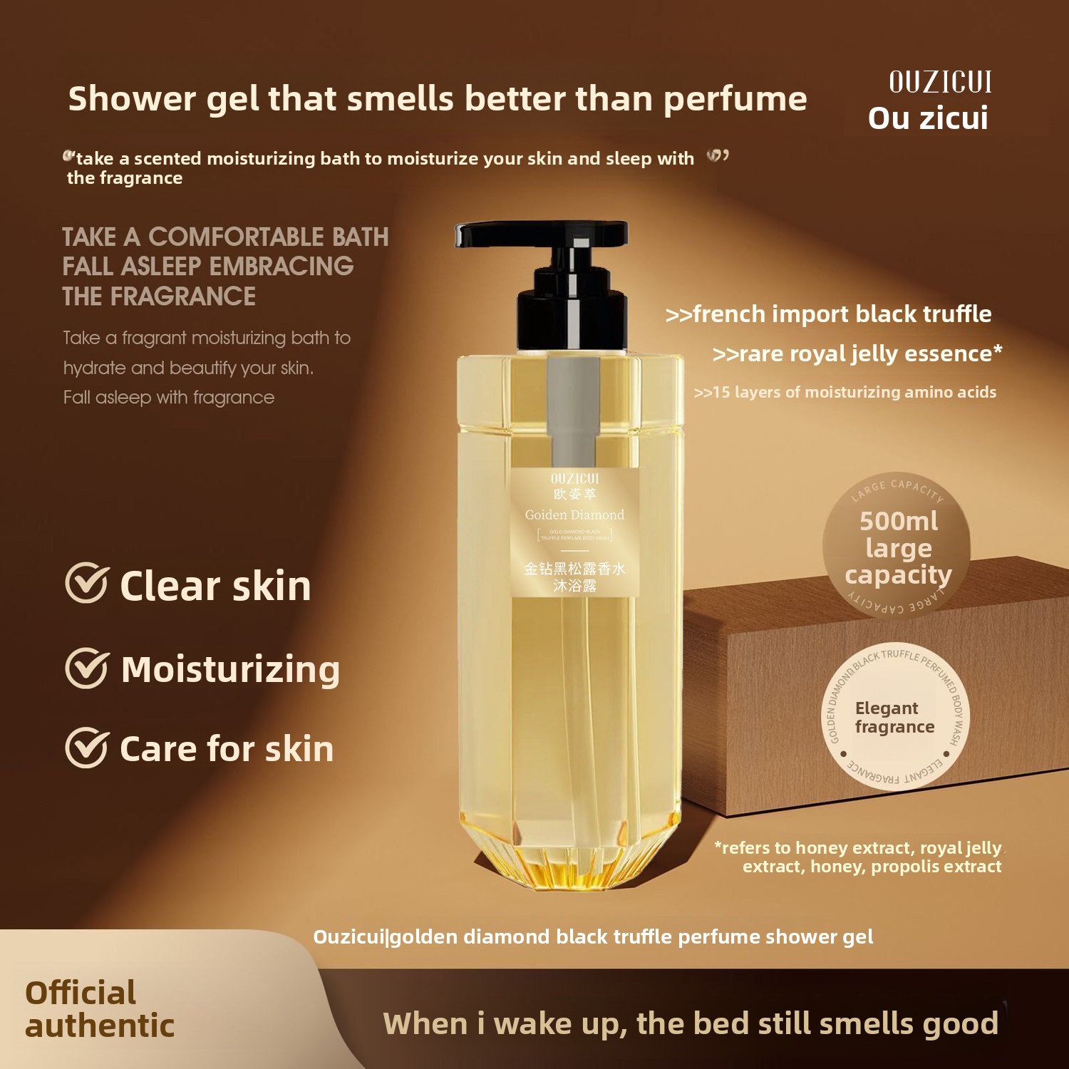 Schwarzer Trüffel Parfüm-Dusch – Perfume Fragrance Moisturizer Bewertung und Preis